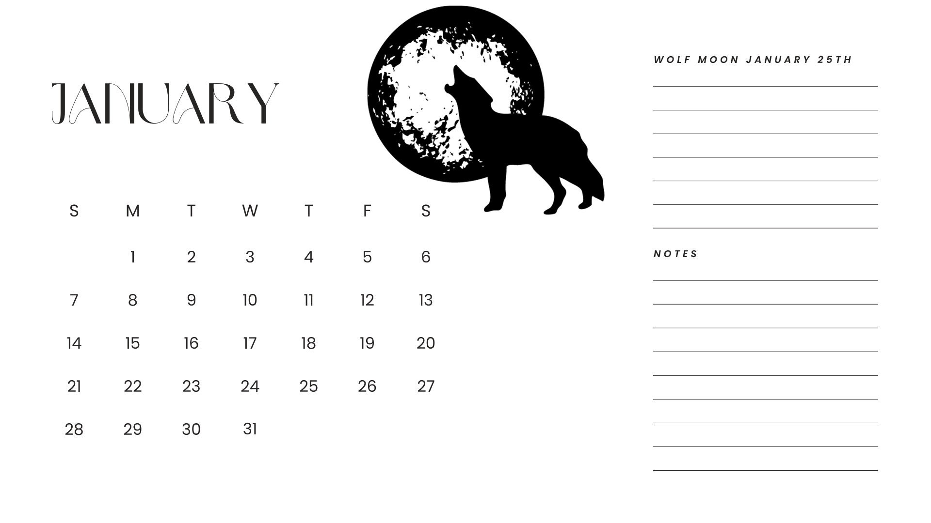 2024 Moon Calendar, Printable PDF File, Instant Download Etsy Australia