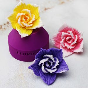 Esmeralda Violet 3D Silicone Mold for soap, candle