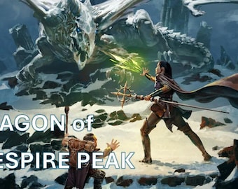 Miniaturas del Dragón de Icespire Peak de D&D