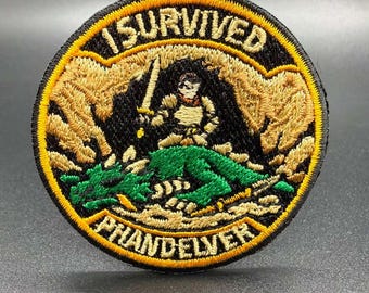 D&D Phandelver Patch – I Survived Phandelver Badge | 2.0” Embroidered Dungeons and Dragons Achievement Patch