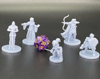 Set de aventureras femeninas de D&D