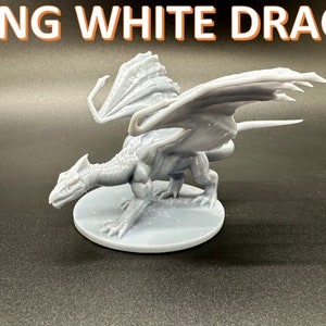 D&D Young White Dragon