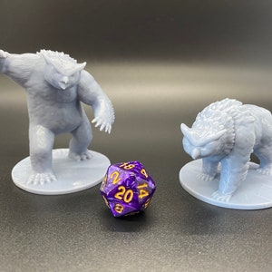 D&D Owlbears Miniatures
