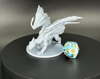 D&D Young White Dragon
