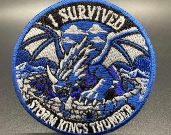 D&D Storm King's Thunder Patch – I Survived Storm King's Thunder Badge | 2" Embroidered DnD Achievement Patch