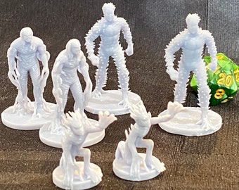 Miniaturas del tesoro de la plaga de D&D