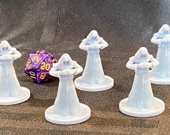 Miniaturas de cultistas de D&D