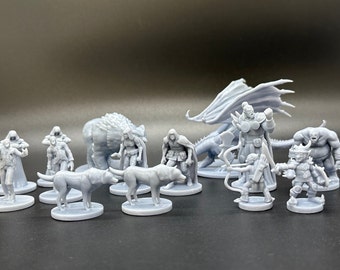 Paquete de inicio de miniaturas para Dungeon Master con temática de D&D