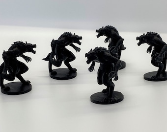 Miniaturas de la manada de hombres lobo de D&D