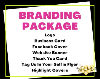 Individuelles Logo-Design Branding Paket - Visitenkarte, Website Banner
