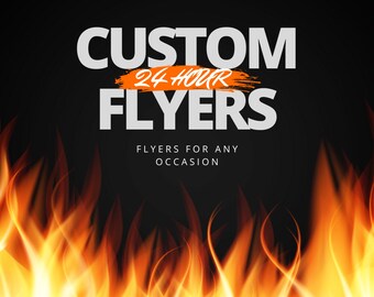 Individuelles Flyer Design, personalisierte Einladung, Business oder Event