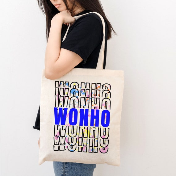 Kpop Idol Wonho Canvas Tote Bag, Trendy Kpop Artist Name Reusable Shopping  Bag, Wenee Fan Inspired Shine Forever Wonho Canvas Gift Tote Bag -   Canada