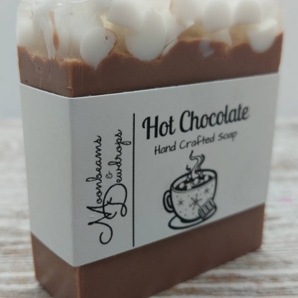 Hot Chocolate Handcrafted Soap, Moisturizing, Gentle, Refreshing, Detergent/Sulfate Free