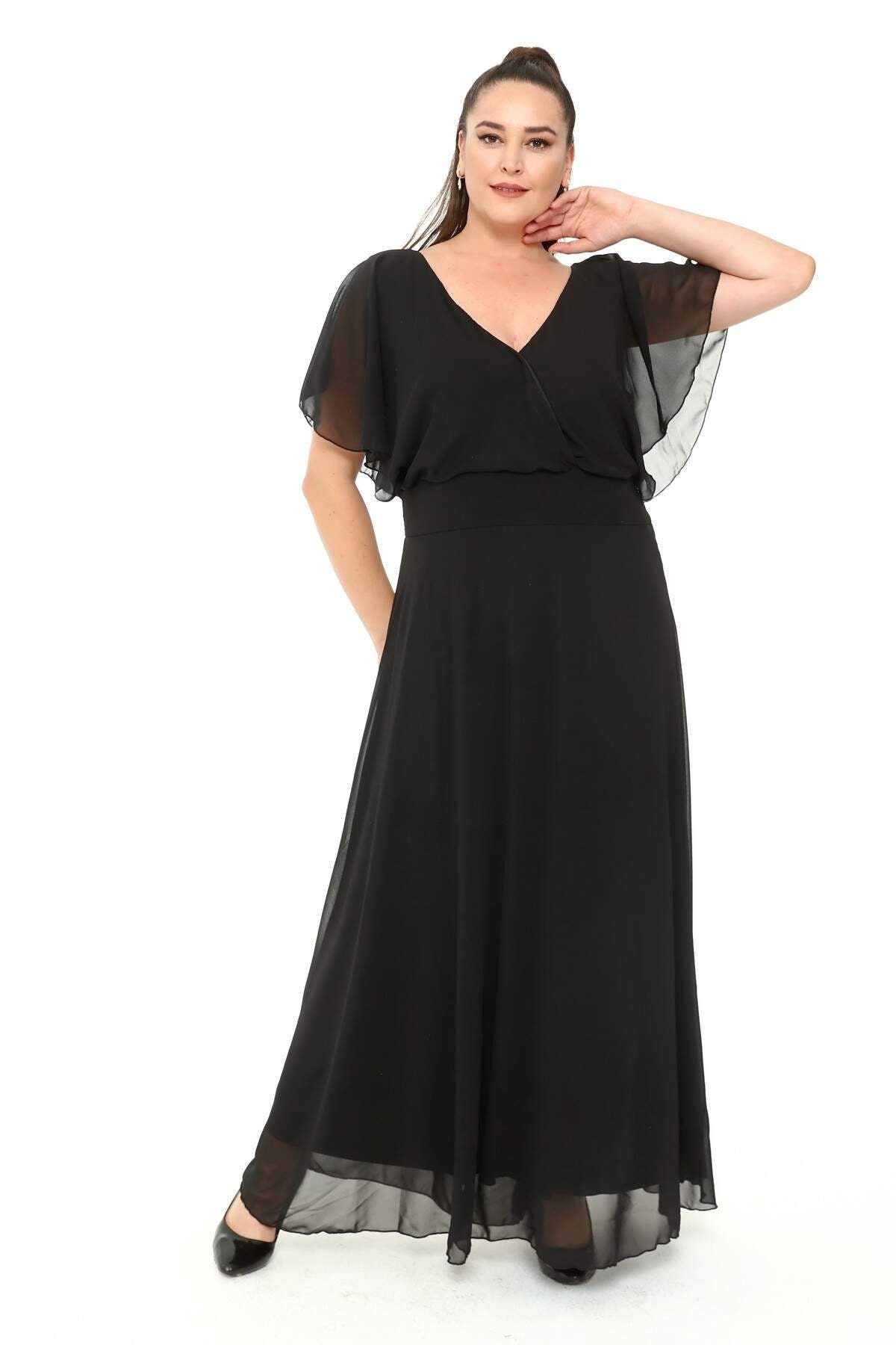 Alisapan Womens Plus Size Bridesmaid Dress Chiffon Long Formal Evening Prom Dresses 9890 At