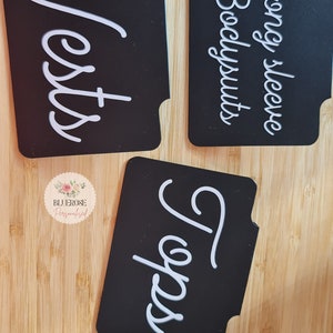 Personalised clip on basket tags, nursery organisation, basket storage, cupboards, nursery, drawers, wardrobe, labels