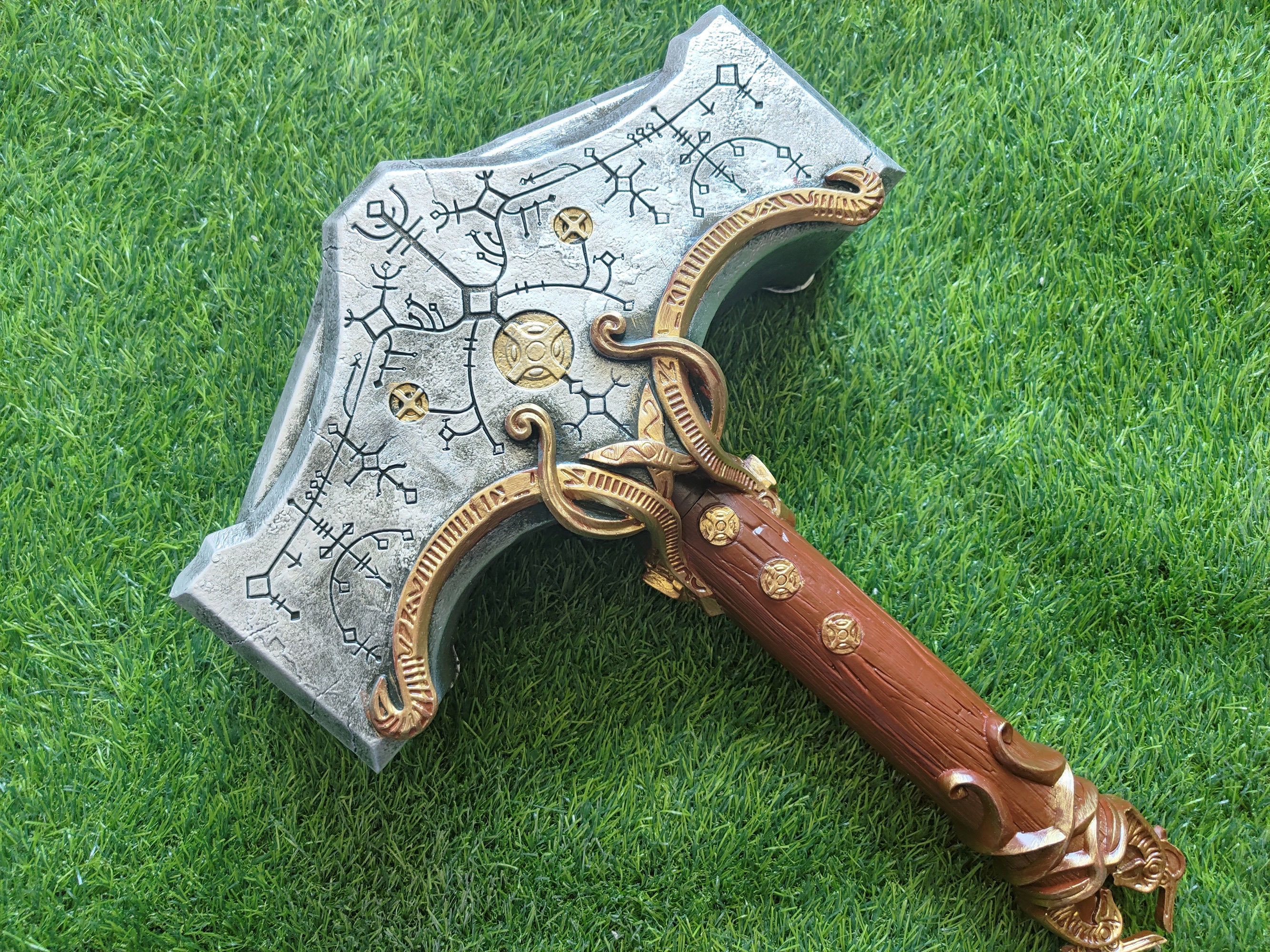 Thor Hammer God of War Hammer God of War Cosplay 1/1 Scale - Etsy Australia