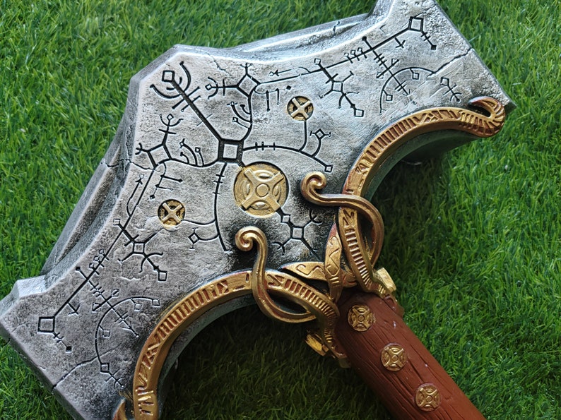 Thor Hammer God of War Hammer God of War Cosplay 1/1 Scale Etsy Australia
