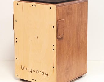 ベルクロ付きの木製カスタネット - ドラム、カホン、ギターに最適な 