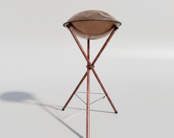Soporte de madera de caoba para handpan ~ 3 colores disponibles / Soporte alto para handpan - Soporte de suelo para handpan de Zendo Sounds