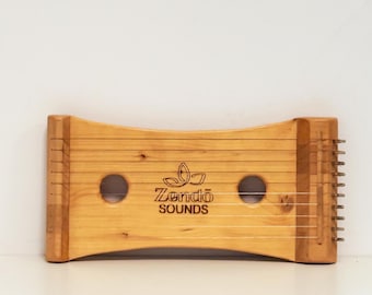 Wooden Lyre Harp 10 Strings ~ Handcrafted Lyre Instrument | Zendo Sounds