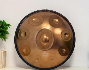 D Kurd 9 + 2 Notes Handpan 432Hz, D Minor ~ Stainless Steel | Hand Pan by Zendo Sounds