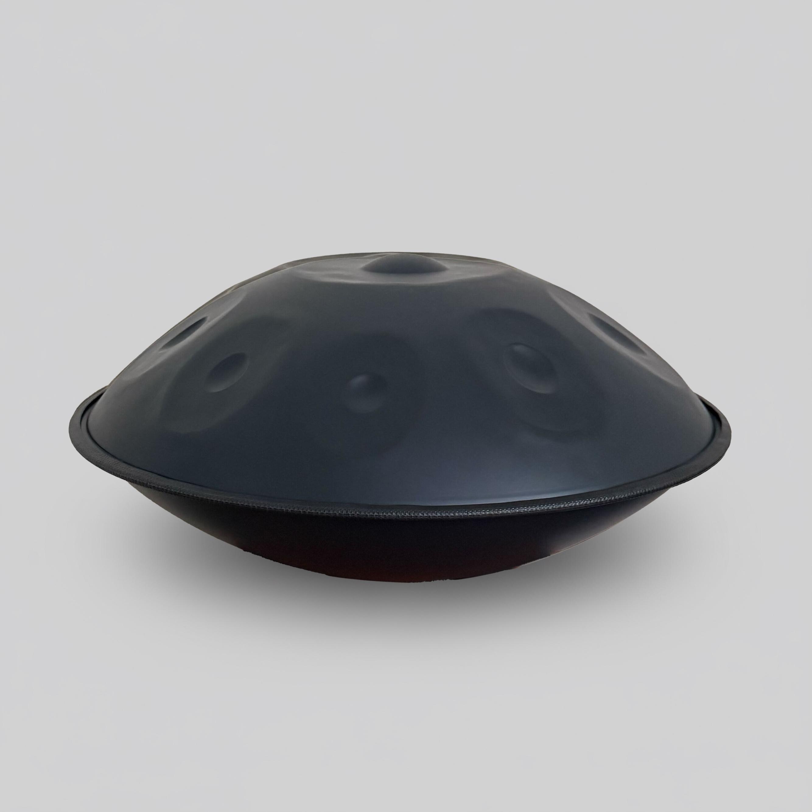 D Kurd 9 Note Handpan 440hz, Nitrided Steel D Minor Hand Pan ~ Sew