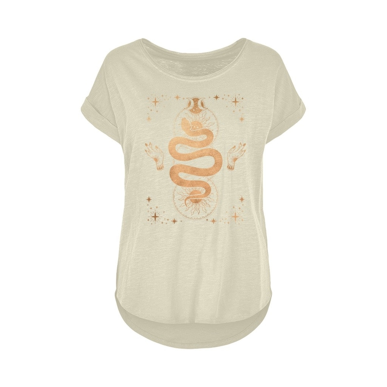 T-shirt carte de tarot serpent mystique, t-shirt occulte pour femmes image 5