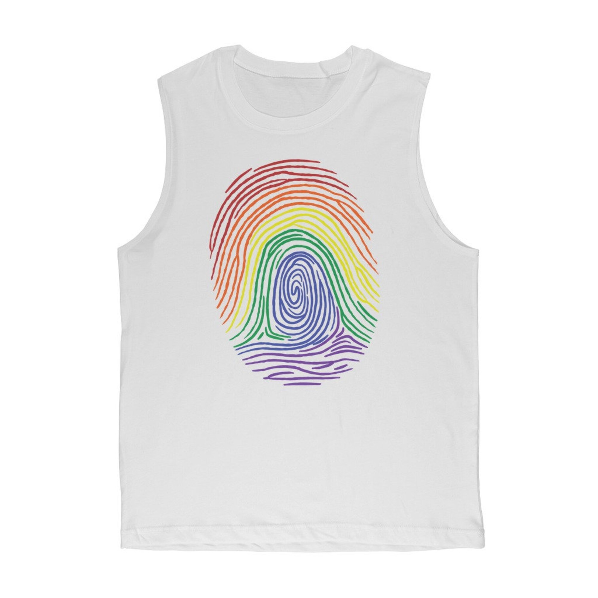 Pride Muscle Top, Digital Print Shirt, Pride Tank Top
