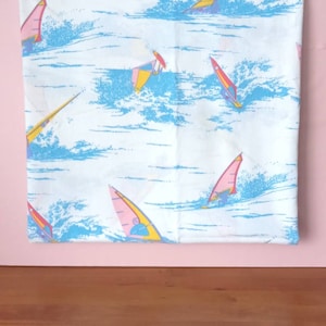Vintage 80s flat sheet printed windsurf boards 150 x 260 cm