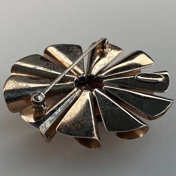 Beautiful Retro Pin Mid Century Sterling Brooch P… - image 8