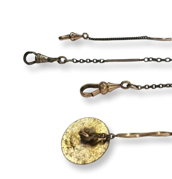 Three Antique Watch Chains w/ Old Clasp || Estate… - image 5