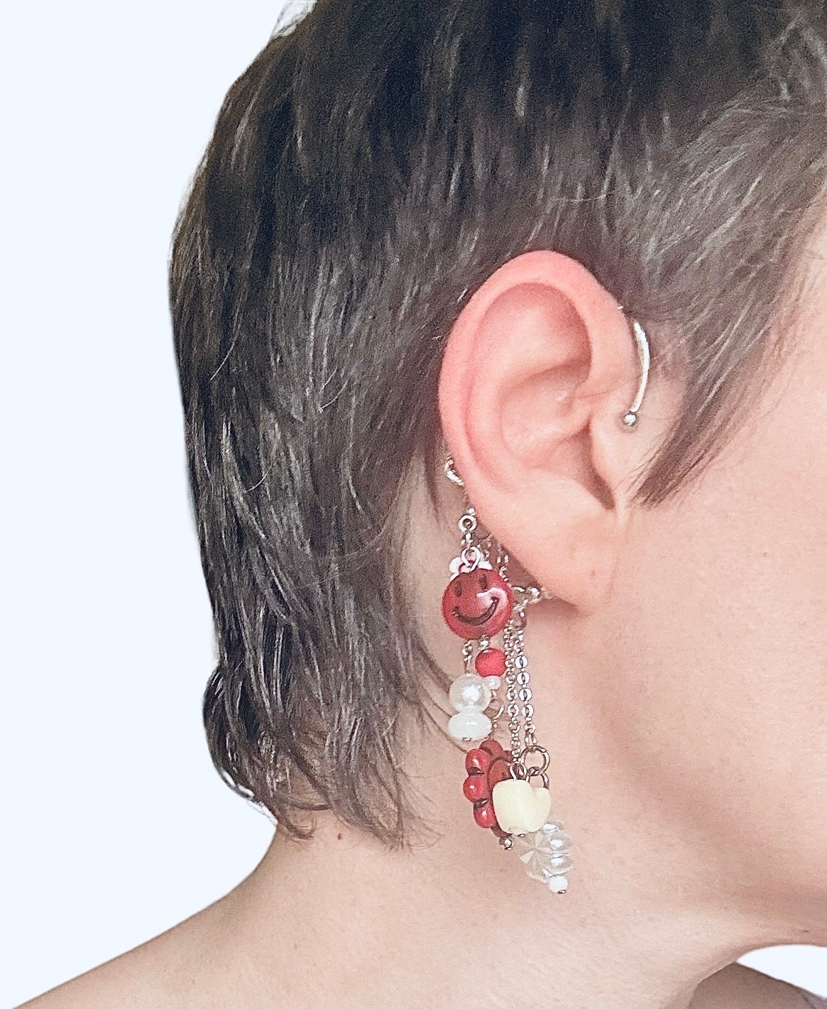 アクセサリーその他 [VINTAGE HOLLYWOOD] Pearly Bubble Earcuff Amazon.com: Sttiafay Vintage Crystal Pearl Ear Cuff Earrings