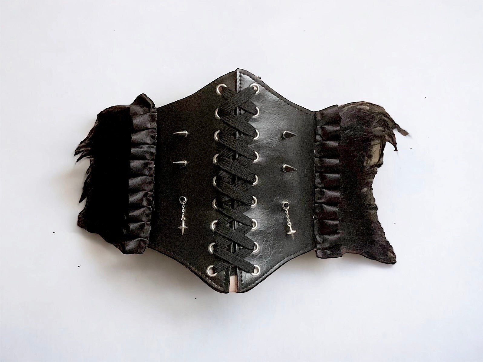 Rhinestone Adjustable Waist Corset Statement Belt Women main image 2