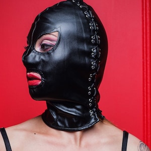Female Eco - Leather Classical Hood