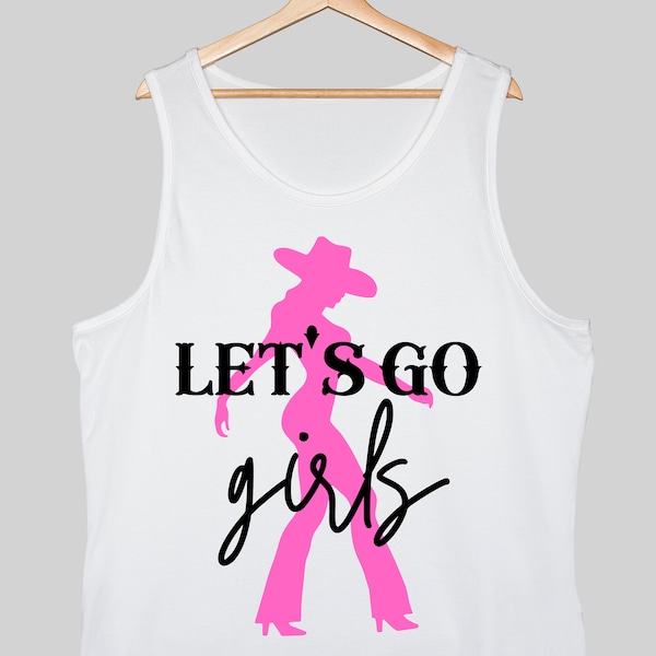 Shania Let's Go Girls SVG PNG file for t shirts, tanks, hoodies, sweatshirts vinyl file