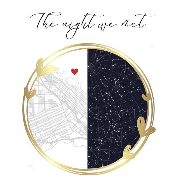 Custom Location/Constellation Print