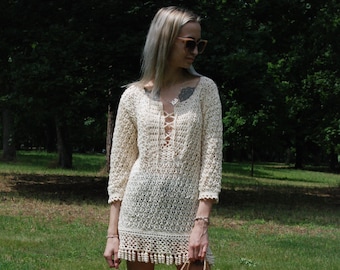 Summer Dress, Summer Knit Tunic