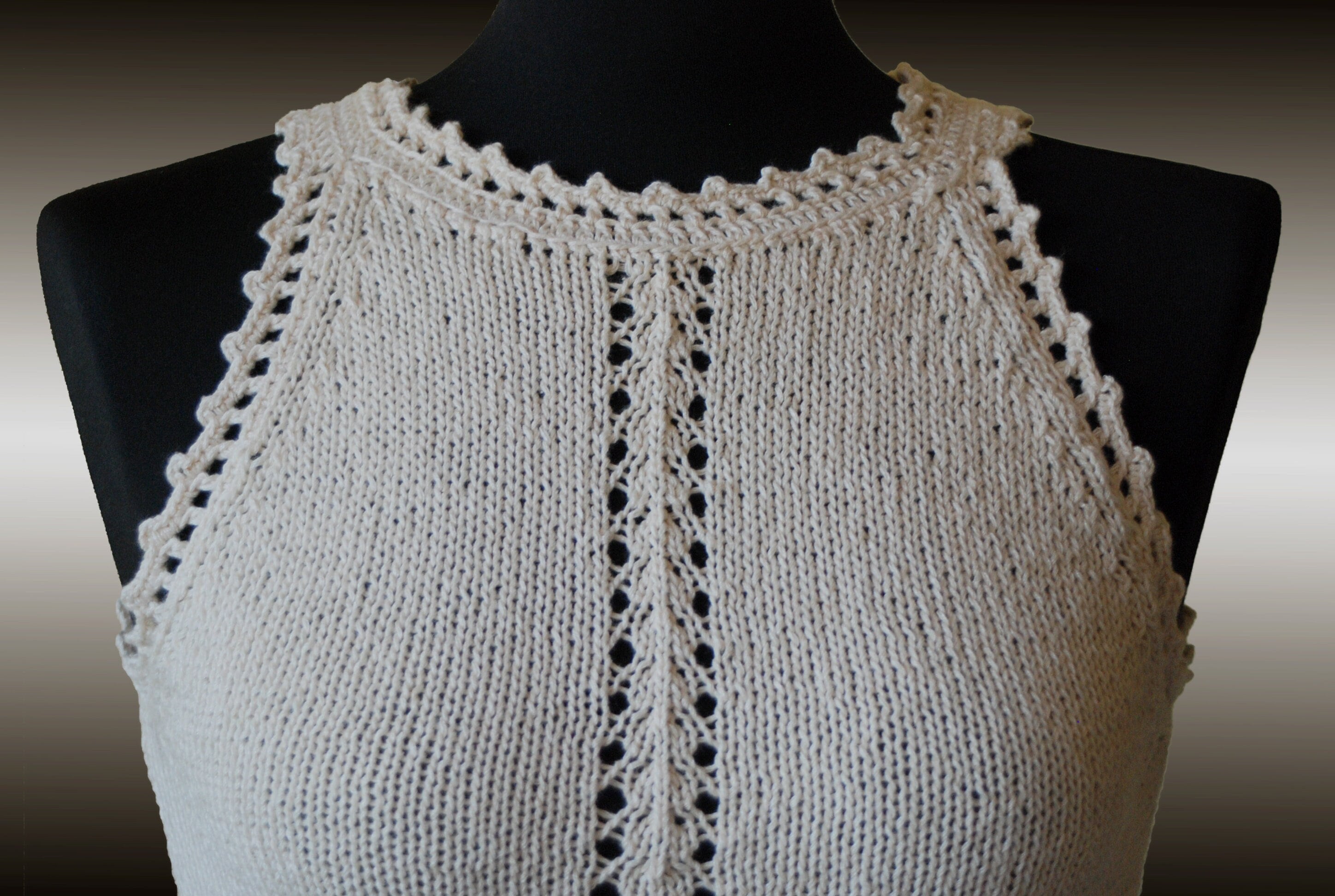 Summer Knitted Dress Etsy