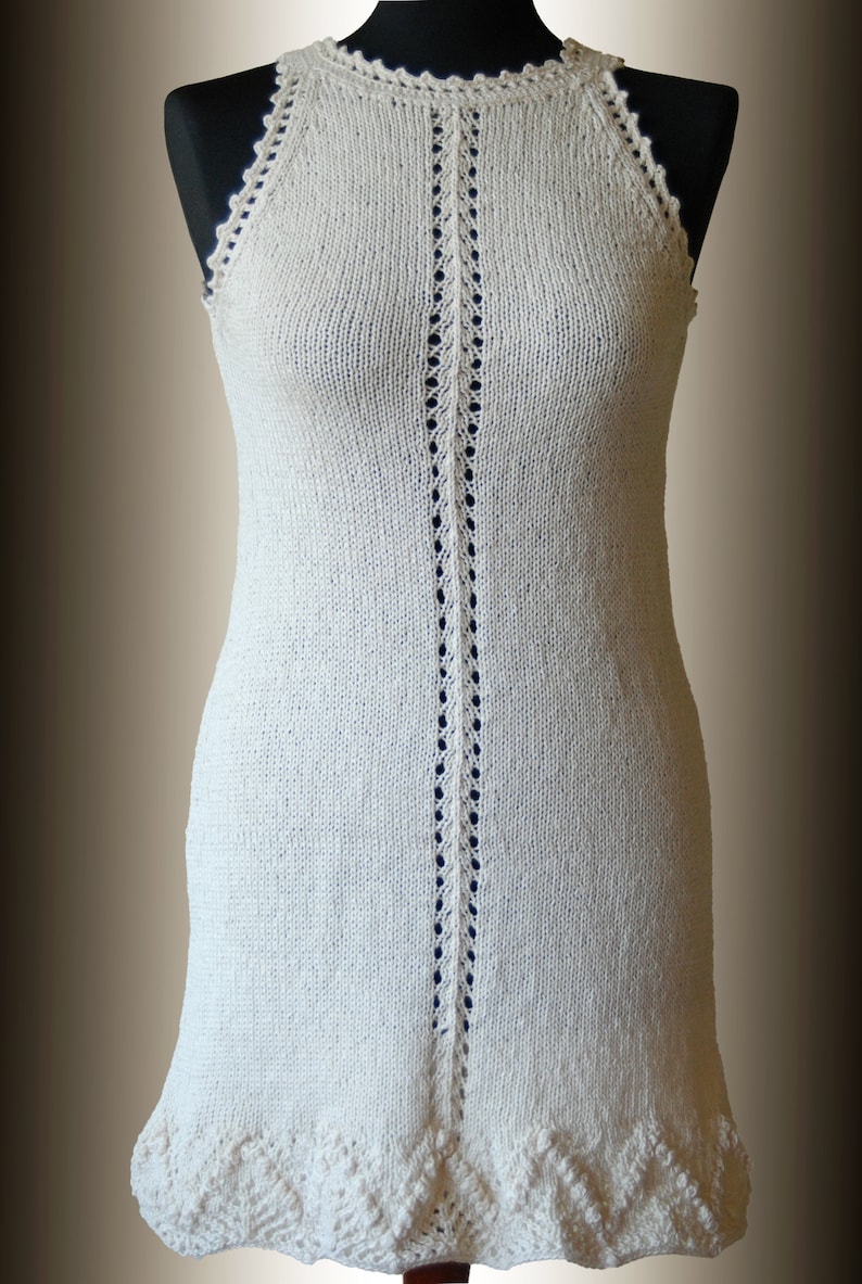 Summer Knitted Dress Etsy