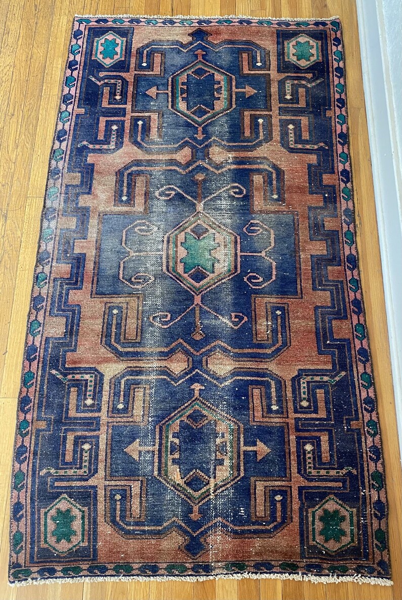 What Is 3 3x6 2 3.3x6.2 Marvelous Tribal Heriz - Etsy