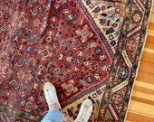 Stunning lilihan malayer large area rug runner 5.1x11.