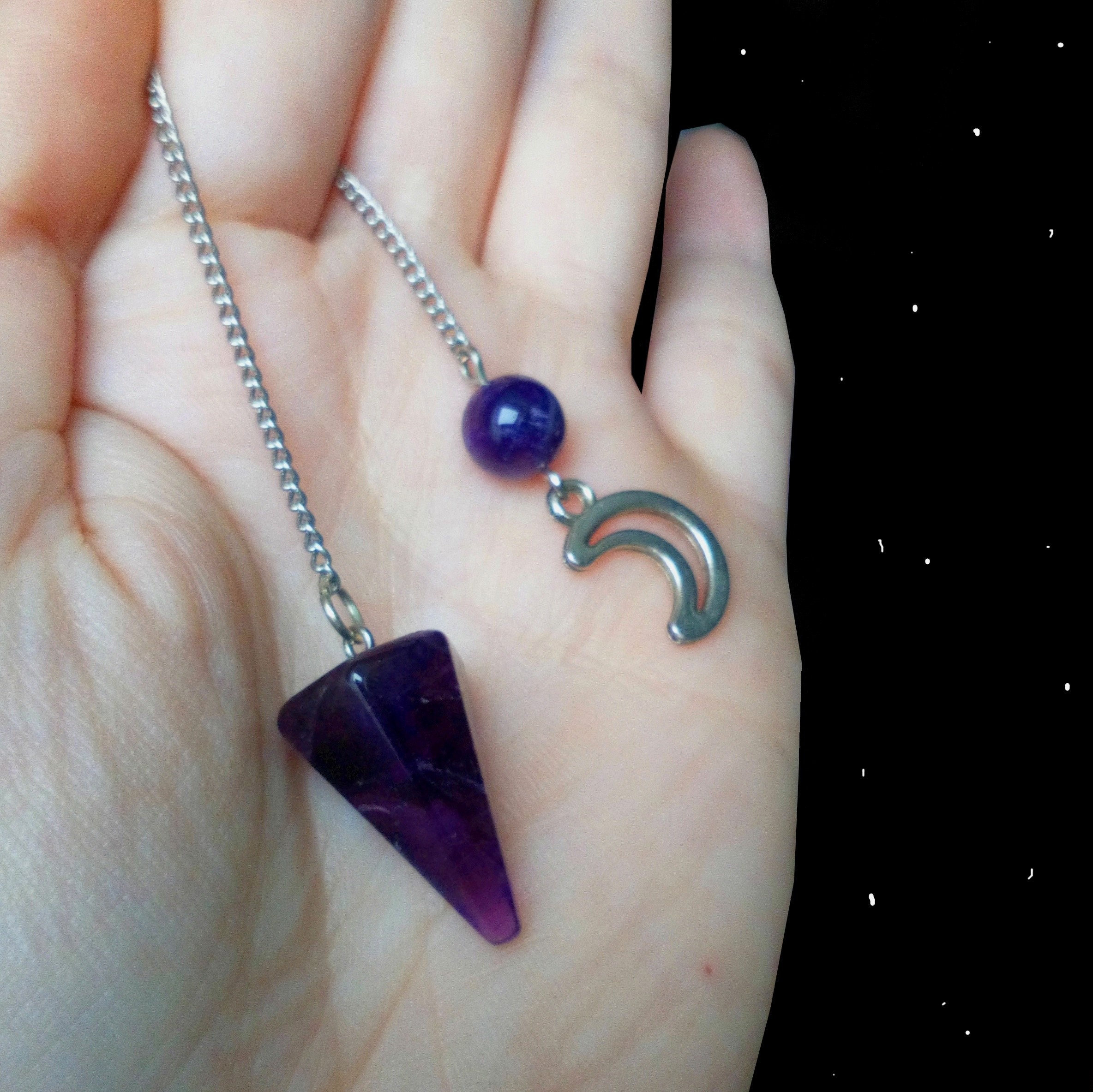 Pendule Style Améthyste