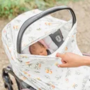 Wielofunkcyjny pokrowiec dla niemowląt - mandarynka