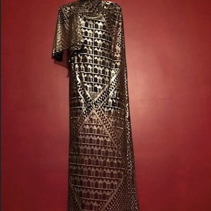 200 Camels Egyptian Vintage Assuit Shawl 1930 Egyptian revival/ Heavy Assuit silver Bellydance Assuit