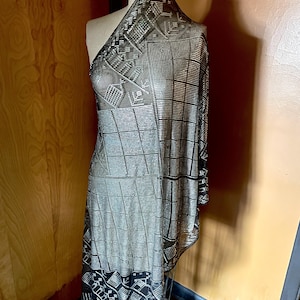 Antique Egyptian DAZZLING ASSUIT shawl 1930 Art Deco/Egyptian Revival/Bellydance