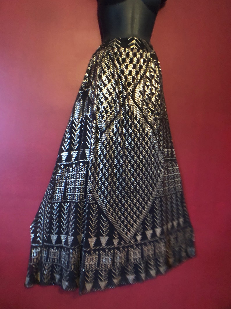 Gorgeous Vintage Egyptian Assuit Skirt HEAVY SILVER Fully - Etsy
