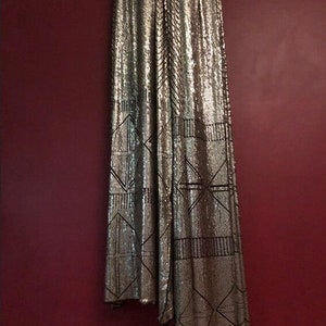 Spectacular Vintage Egyptian Assuit Piano Shawl Circa 1919 HEAVY image 8