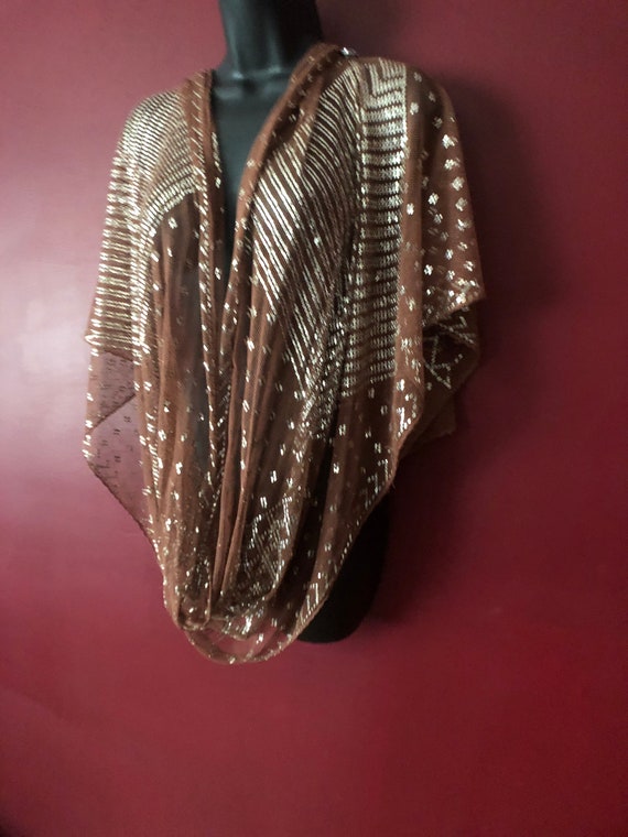 HOLD (N) Chestnut Brown Vintage Egyptian Assuit S… - image 9
