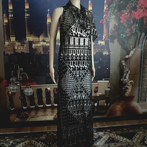 7 DAZZLING Egyptian Diamond ASSUIT 1930s VINTAGE  Bellydance assuit/ Egyptian / Coachella/Egyptian Antique Gatsby Flapper Mint