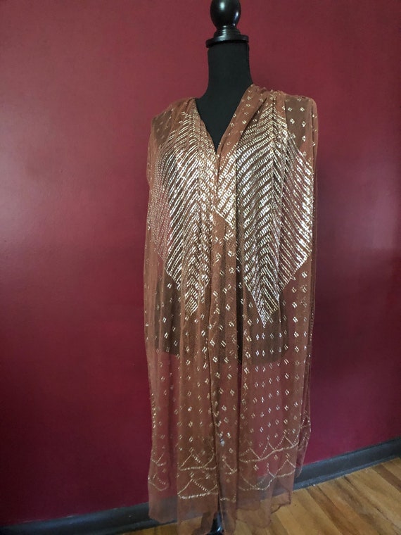HOLD (N) Chestnut Brown Vintage Egyptian Assuit S… - image 4
